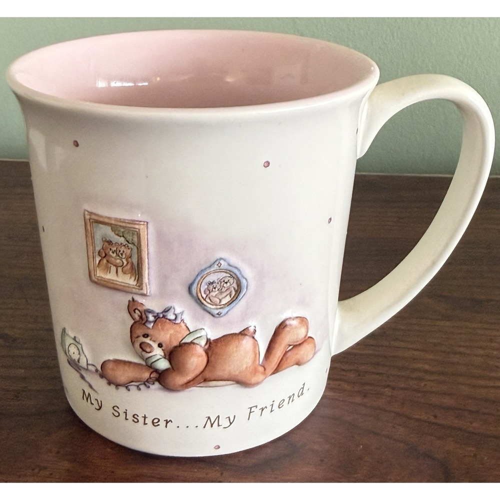 Gotta Getta Gund 3D Thinking Of You Coffee Mug  My Sister… My Friend